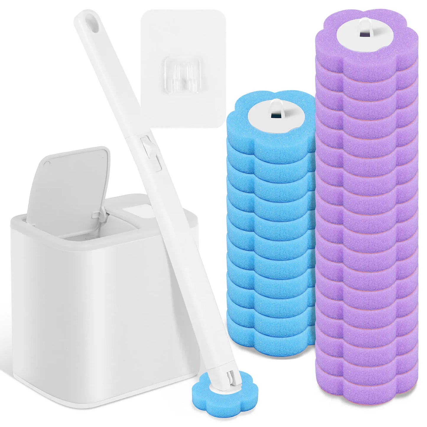 Effortless Clean™ Disposable Toilet Brush Set™