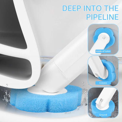 Effortless Clean™ Disposable Toilet Brush Set™