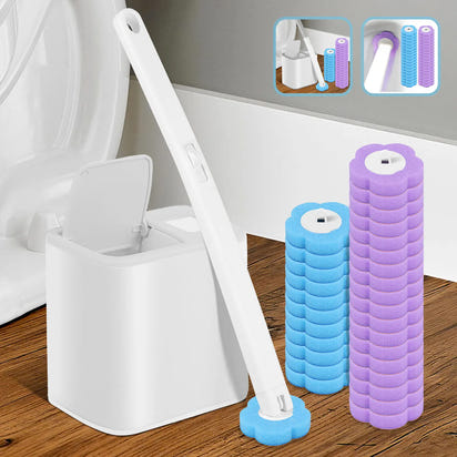 Effortless Clean™ Disposable Toilet Brush Set™
